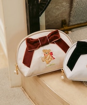 ＜BEARシリーズ＞ベア刺繍ポーチ