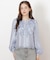 フロントフリルシアーブラウス