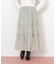 シャイニーティアードスカート