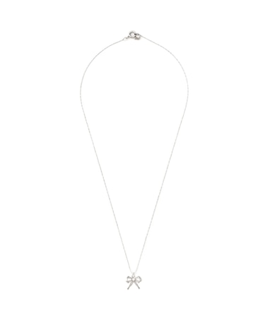 Cubic プチリボンネックレス