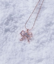 Cubic プチリボンネックレス