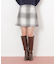 ロービングチェックミニスカート