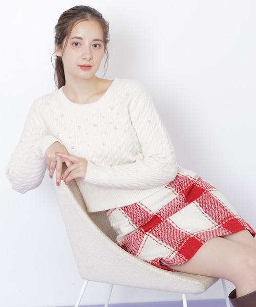 ロービングチェックミニスカート｜ジルバイジルスチュアートの通販