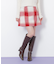 ロービングチェックミニスカート