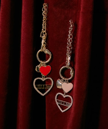 ハートビジューチャーム