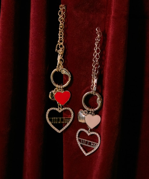 ハートビジューチャーム