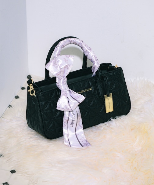 スカーフキルティングトートバッグ