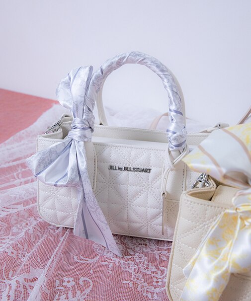 スカーフキルティングトートバッグ