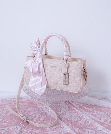 スカーフキルティングトートバッグ