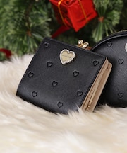 エンボスハートがま口ウォレット