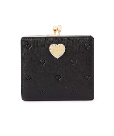 エンボスハートがま口ウォレット