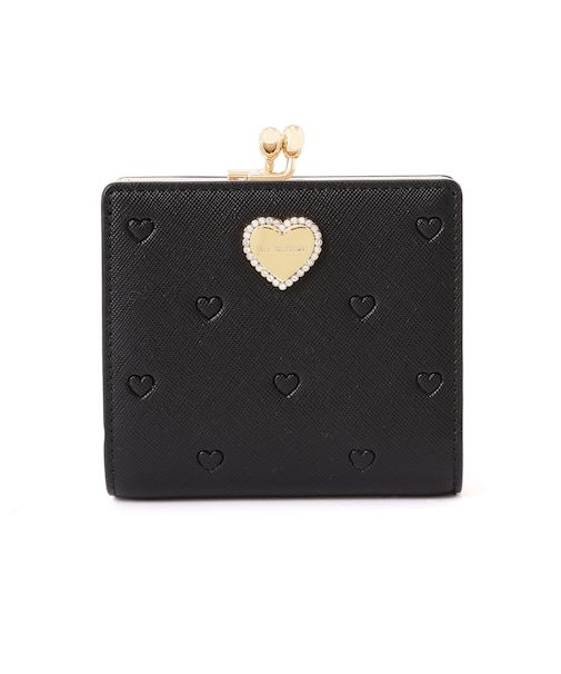 エンボスハートがま口ウォレット