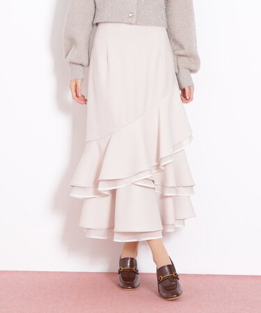 ランダムヘムシアースカート