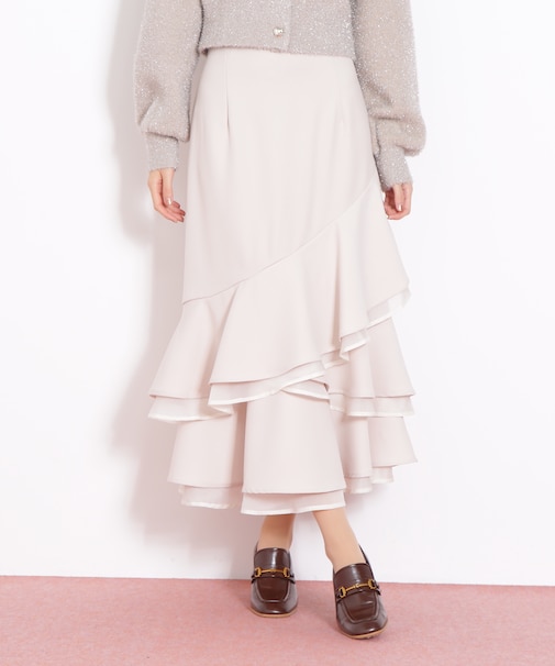 ランダムヘムシアースカート