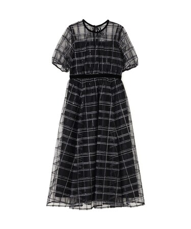 ベロアリボンシアーワンピース