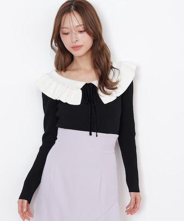 ケープリブニット