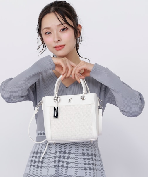 クロスJツイードトートバッグ