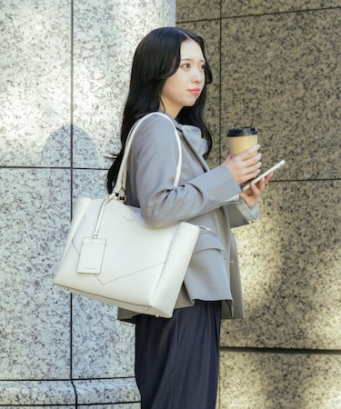 ハートカッティングA4トートバッグ