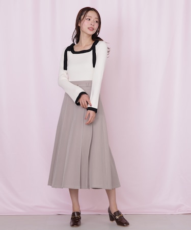 ＜セットアップ対応＞ベーシックツイルスカート