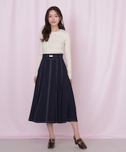 ＜セットアップ対応＞ベーシックツイルスカート