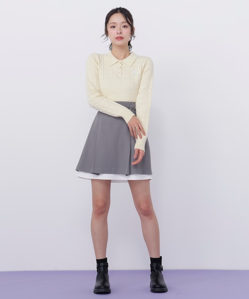 ＜セットアップ対応＞ベーシックツイルスカート
