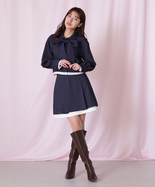 ＜セットアップ対応＞ベーシックツイルスカート