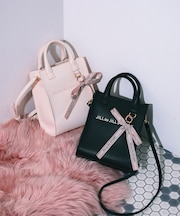 チャーム付きミニトートバッグ