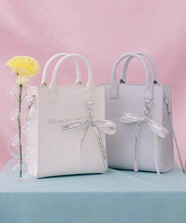 チャーム付きミニトートバッグ