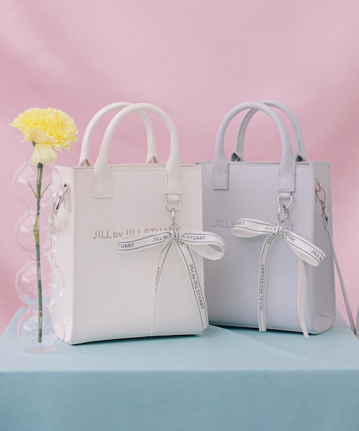 チャーム付きミニトートバッグ