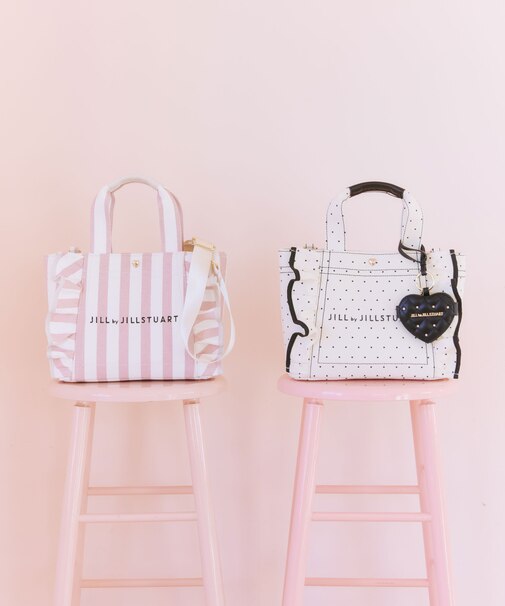 バレンタインフリルトートバッグ