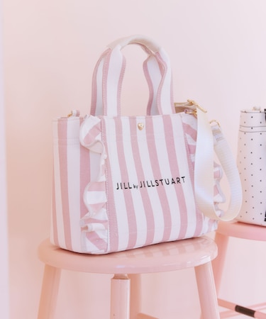 バレンタインフリルトートバッグ