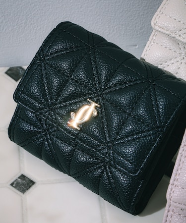 クロスJ キルト三つ折りウォレット