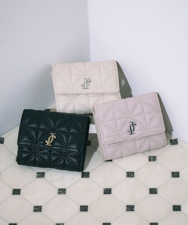 クロスＪ　キルト三つ折りウォレット