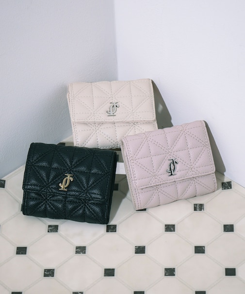 クロスＪ　キルト三つ折りウォレット