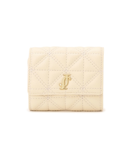 クロスＪ　キルト三つ折りウォレット