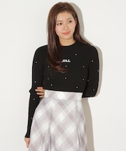 ビジューコンパクトロゴニット