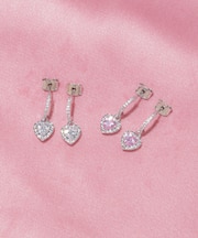 Cubic プチハートピアス