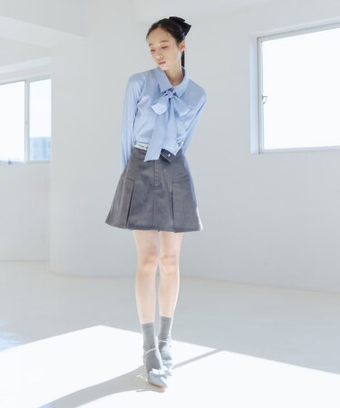 「Dickies × JILL by JILL STUART」別注タックミニスカート