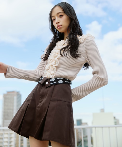 「Dickies × JILL by JILL STUART」別注タックミニスカート