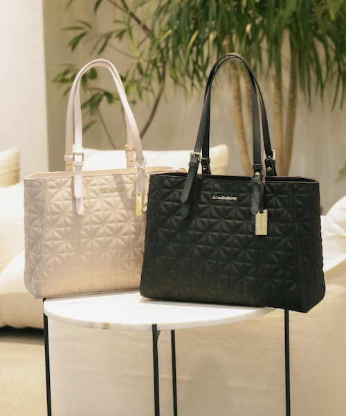 JILL by JILLSTUART　新作　キルティングA4トートバッグ(黒) キルティングA4トートバッグ｜ジルバイジルスチュアートの通販｜&mall
