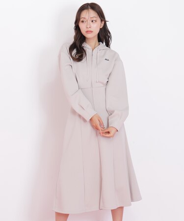 ダイバーフーディーロングワンピース