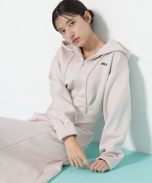 ダイバーフーディーロングワンピース