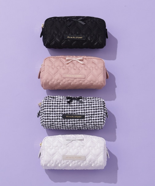 ハートキルトポーチ