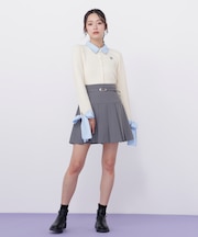 セットアップ対応プリーツミニスカート