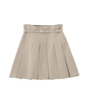 セットアップ対応プリーツミニスカート