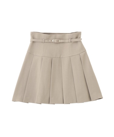 セットアップ対応プリーツミニスカート