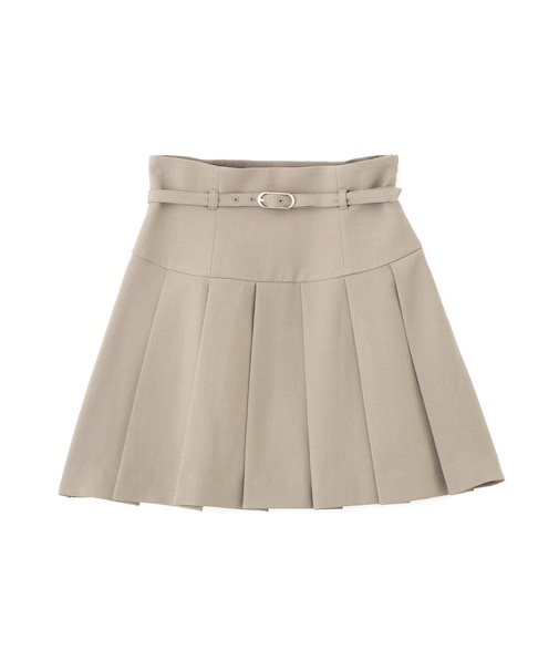 セットアップ対応プリーツミニスカート