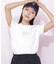 刺繍ロゴTシャツオーガニックコットン