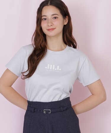 刺繍ロゴTシャツオーガニックコットン