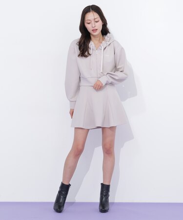 ダイバーセットアップ　ミニスカパン